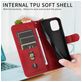 Mobigear Zipper iPhone 17 Pro Hülle Klapphülle Geldbörse - Rot