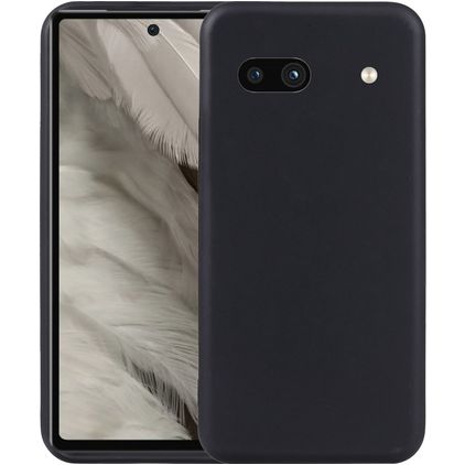 Mobigear Colors Google Pixel 7a Hülle Flexibles TPU Backcover - Schwarz