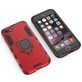 Mobigear Armor Ring iPhone SE (2020) Hülle Hardcase Backcover Stoßfest mit Ringhalter - Rot