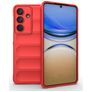 Mobigear Bumpy Samsung Galaxy S26 Plus Hülle Flexibles TPU Backcover - Rot
