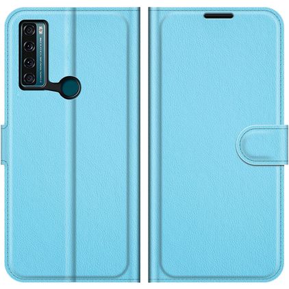 Mobigear Classic TCL 20 SE Hülle Klapphülle Geldbörse - Blau