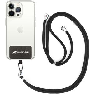 Mobigear Lanyard Universal-Handykette einstellbar - Schwarz