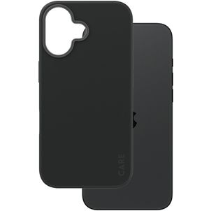CARE by PanzerGlass Fashionable iPhone 16 Silikon MagSafe Hülle Backcover - Schwarz