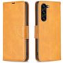 Mobigear Excellent Samsung Galaxy S25 Plus Hülle Klapphülle Geldbörse - Cognac
