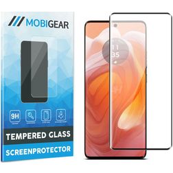 Mobigear Premium Motorola Edge 50 Ultra Panzerglas Gehärtetes Glas Displayschutz - Hüllenfreundlich