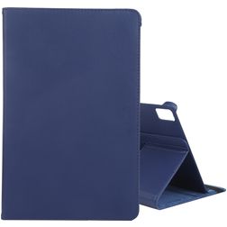 Mobigear DuoStand iPad Air 11 Zoll (2024) Hülle Drehbare Klapphülle - Dunkelblau