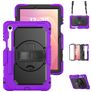 Mobigear SureGrip XGuard Samsung Galaxy Tab S11 Hülle Kunststoff,Silikon + Stifthalter + Schulterträger - Lila