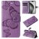 Mobigear Butterfly iPhone 16 Pro Max Klapphülle Portemonnaie - Lila