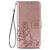 Mobigear Flowers Wallet Case Rose Gold Oppo A52 / A72