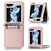 Mobigear Excellent Samsung Galaxy Z Flip 5 Hülle Hardcase Backcover mit Kartenhalter - Roségold