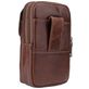 Mobigear Gürteltasche (max 17 cm x 11 cm) - Gürtelclip - Holster - Braun