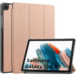 Mobigear Tri-Fold Samsung Galaxy Tab A11 Hülle Klapphülle - Roségold