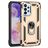 Mobigear Armor Ring Samsung Galaxy A23 Hülle Hardcase Backcover Stoßfest mit Ringhalter - Gold