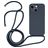 Mobigear Lanyard iPhone 14 Silikon Handykette - Dunkelblau
