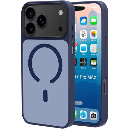 Mobiparts Hardcover iPhone 17 Pro Max MagSafe Hülle Hardcase Backcover - Satin Blue