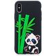 Mobigear Design iPhone XS Max Hülle Flexibles TPU Backcover - Panda
