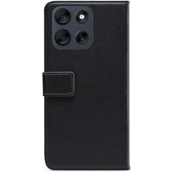 Mobilize Classic Gelly Motorola Moto G56 Hülle Klapphülle Geldbörse - Schwarz