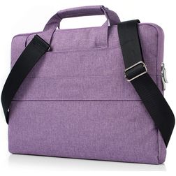 Mobigear Denim Zipper Laptop Umhängetasche 11 - 12 Zoll Laptoptasche - Lila