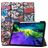 Mobigear Tri-Fold Gel iPad Pro 11 Zoll (2020) Hülle TPU,Kunstleder Klapphülle + Stifthalter - Graffiti