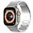 Mobigear Perth Titan Apple Watch Armband Faltschließe - 49/46/45/44 mm - Silber