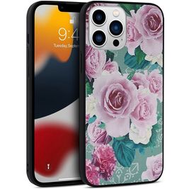 Mobigear Flowers iPhone 14 Plus Hülle Hardcase Backcover - Model 1