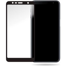 Mobilize Premium Samsung Galaxy J6 Plus Panzerglas Gehärtetes Glas Displayschutz - Hüllenfreundlich - Schwarz
