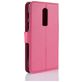 Mobigear Classic OnePlus 6 Hülle Klapphülle Geldbörse - Magenta