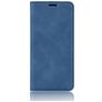 Mobigear Retro Slim OPPO A91 Hülle Klapphülle Geldbörse - Blau