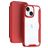Mobigear Smart Fit iPhone 15 Plus Hülle Hardcase Klapphülle - Rot