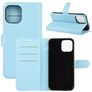 Mobigear Classic iPhone 12 Hülle Klapphülle Geldbörse - Blau