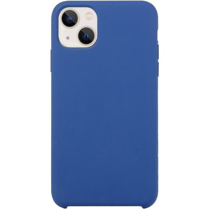 Mobigear Rubber Touch iPhone 15 Silikon Hülle Backcover - Dunkelblau