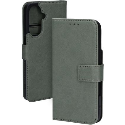 Mobiparts Classic Wallet Samsung Galaxy A27 MagSafe Hülle Klapphülle - Stone Green