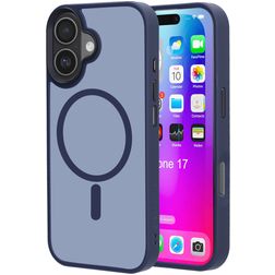 Mobiparts Hardcover iPhone 17 MagSafe Hardcase Backcover - Satin Blue