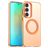 Mobigear Shockproof Samsung Galaxy S25 FE MagSafe Hülle Hardcase Backcover - Orange