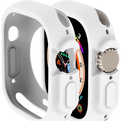 Mobigear Colors Apple Watch Ultra - 49 mm Hardcase Hülle - Weiß