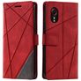 Mobigear Rhombus Samsung Galaxy Xcover 7 Hülle Klapphülle Geldbörse - Rot