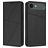 Mobigear Frosted Flip iPhone Air Hülle Klapphülle Geldbörse - Schwarz