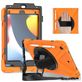 Mobigear SureGrip XGuard iPad 8 (2020) Stoßfeste Hardcase Hülle + Stifthalter + Schulterträger + Ständer - Orange
