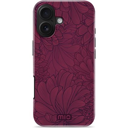 MIO iPhone 17 MagSafe Hülle Hardcase Backcover - Berry Blooms