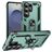 Mobigear Armor ring Samsung Galaxy S26 Ultra Hülle Hardcase Backcover Stoßfest mit Ringhalter - Grün