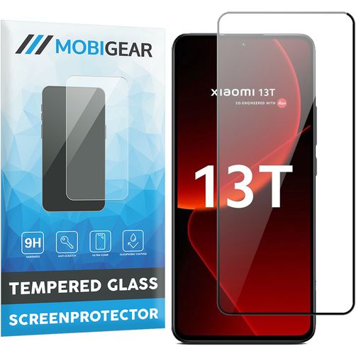 Mobigear Premium Xiaomi 13T Panzerglas Gehärtetes Glas Displayschutz - Hüllenfreundlich