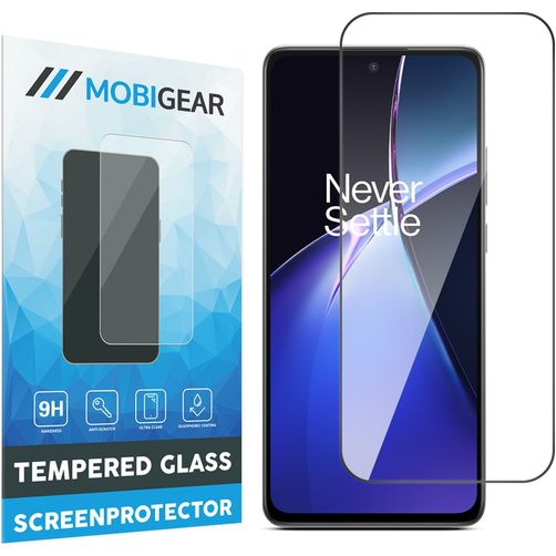 Mobigear Premium OnePlus Nord CE 4 Lite Panzerglas Displayschutz - Hüllenfreundlich - Schwarz