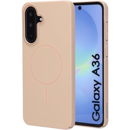 Mobiparts Slim Line Samsung Galaxy A36 MagSafe Hülle Hardcase Backcover - Dune Sand