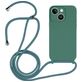 Mobigear Lanyard iPhone 14 Silikon Handykette - Grün