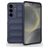 Mobigear Bumpy Samsung Galaxy S25 Hülle Flexibles TPU Backcover - Dunkelblau
