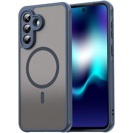 Mobigear Shockproof Samsung Galaxy A37 MagSafe Hülle Hardcase Backcover - Blau