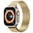 Mobigear Premium Loop Milanaise Apple Watch Armband Magnetverschluss - 49/46/45/44 mm - Gold