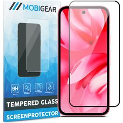 Mobigear Premium Google Pixel 9a Panzerglas Gehärtetes Glas Displayschutz - Hüllenfreundlich - Schwarz