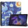 Mobigear Tri-Fold Samsung Galaxy Tab A8 10.5 (2021) Hülle Klapphülle - Starry Sky