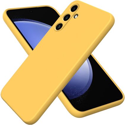 Mobigear Colors Samsung Galaxy A35 Silikon Hülle Backcover - Gelb